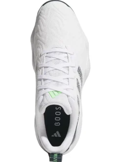 adidas Codechaos 25 Spikeless Golf Shoes - Ftwr White/Aurora Ivy/Lime Burst