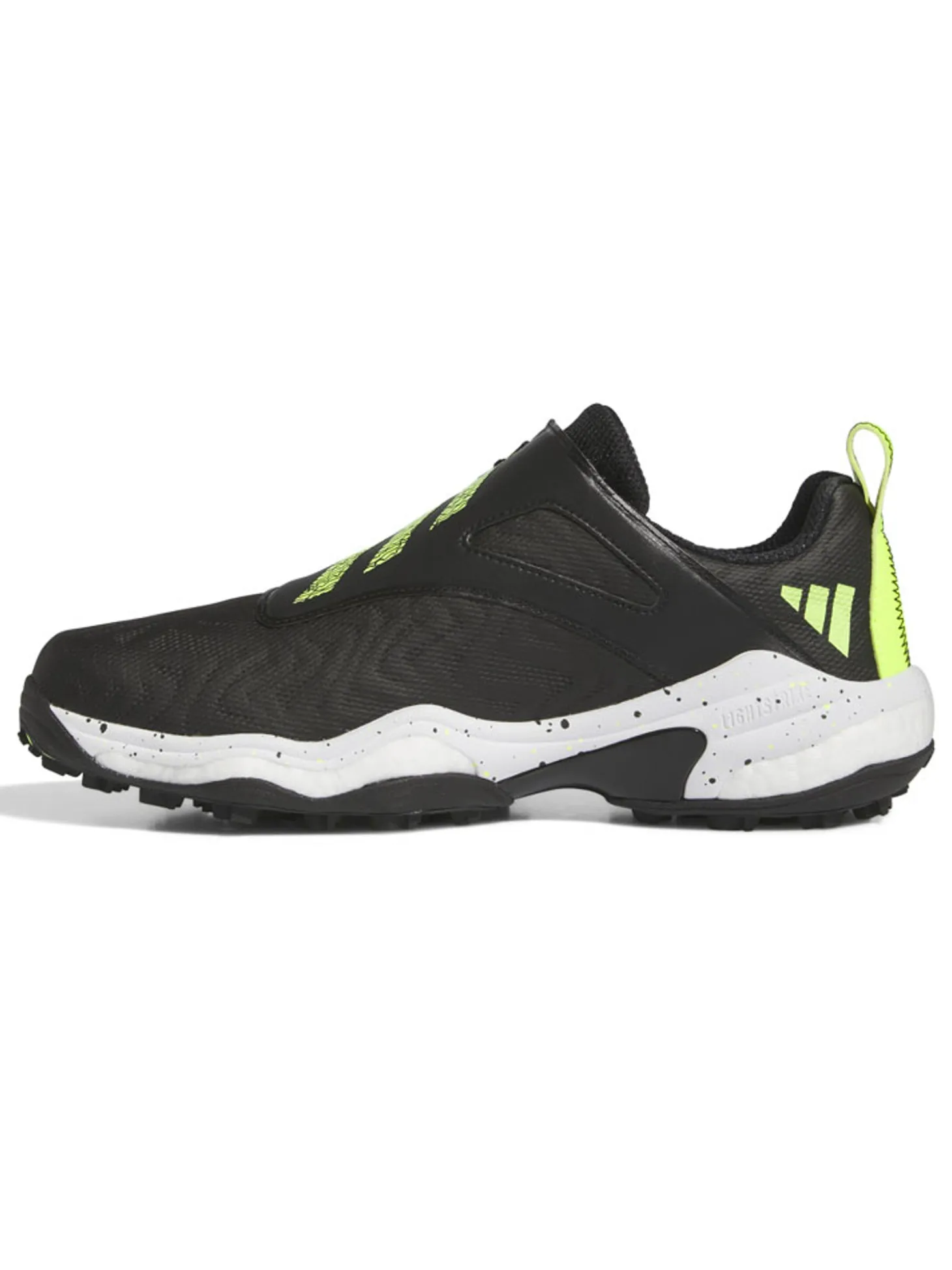 adidas Codechaos BOA 25 Spikeless Golf Shoes - Core Black/Lucid Lemon/Ftwr White
