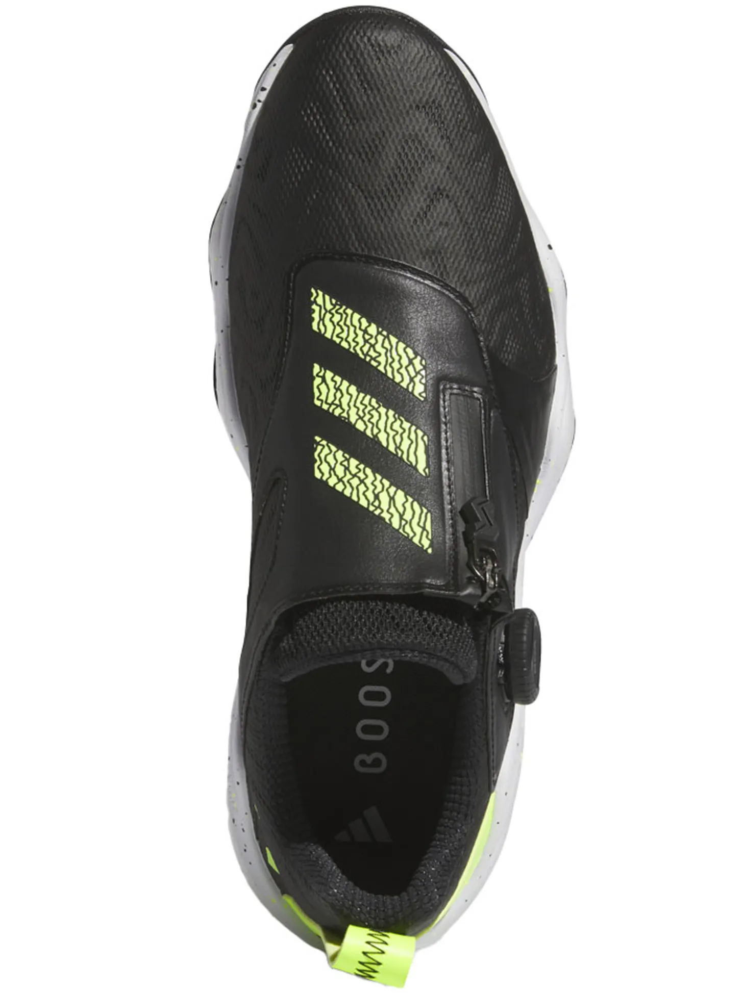 adidas Codechaos BOA 25 Spikeless Golf Shoes - Core Black/Lucid Lemon/Ftwr White