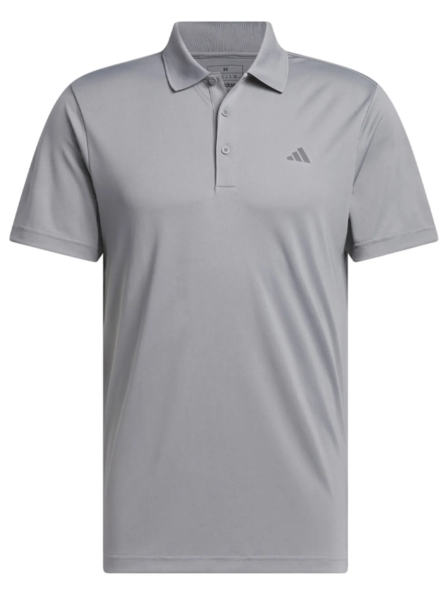 adidas Core Performance PrimeGreen Polo Shirt - Grey Three