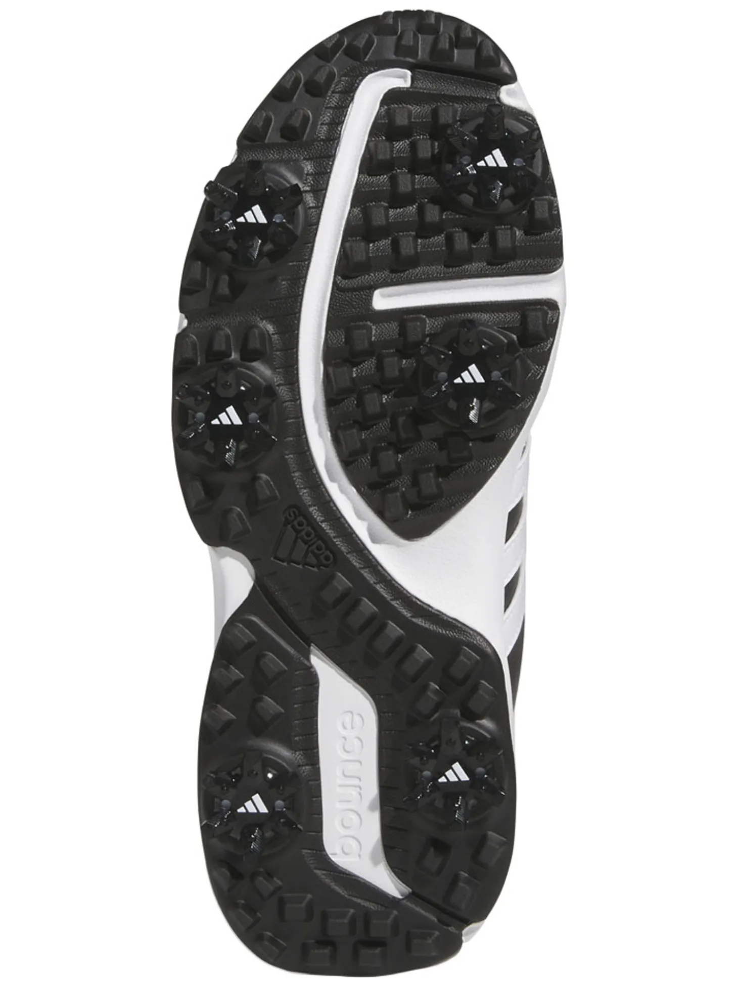 adidas Juniors Tour360 24 BOA Golf Shoes - Core Black/Ftwr White/Iron Met.