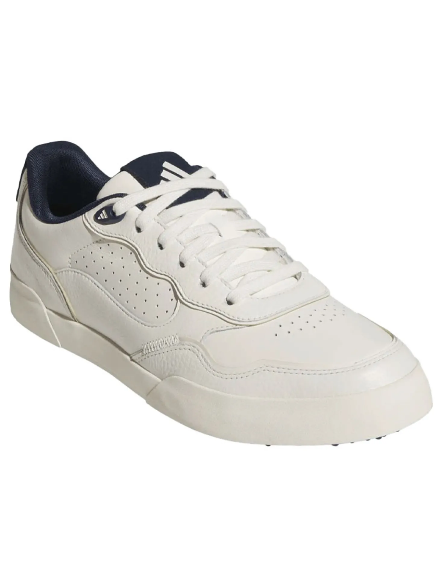 adidas Retrocross 25 Spikeless Golf Shoes - Off White/Indigo