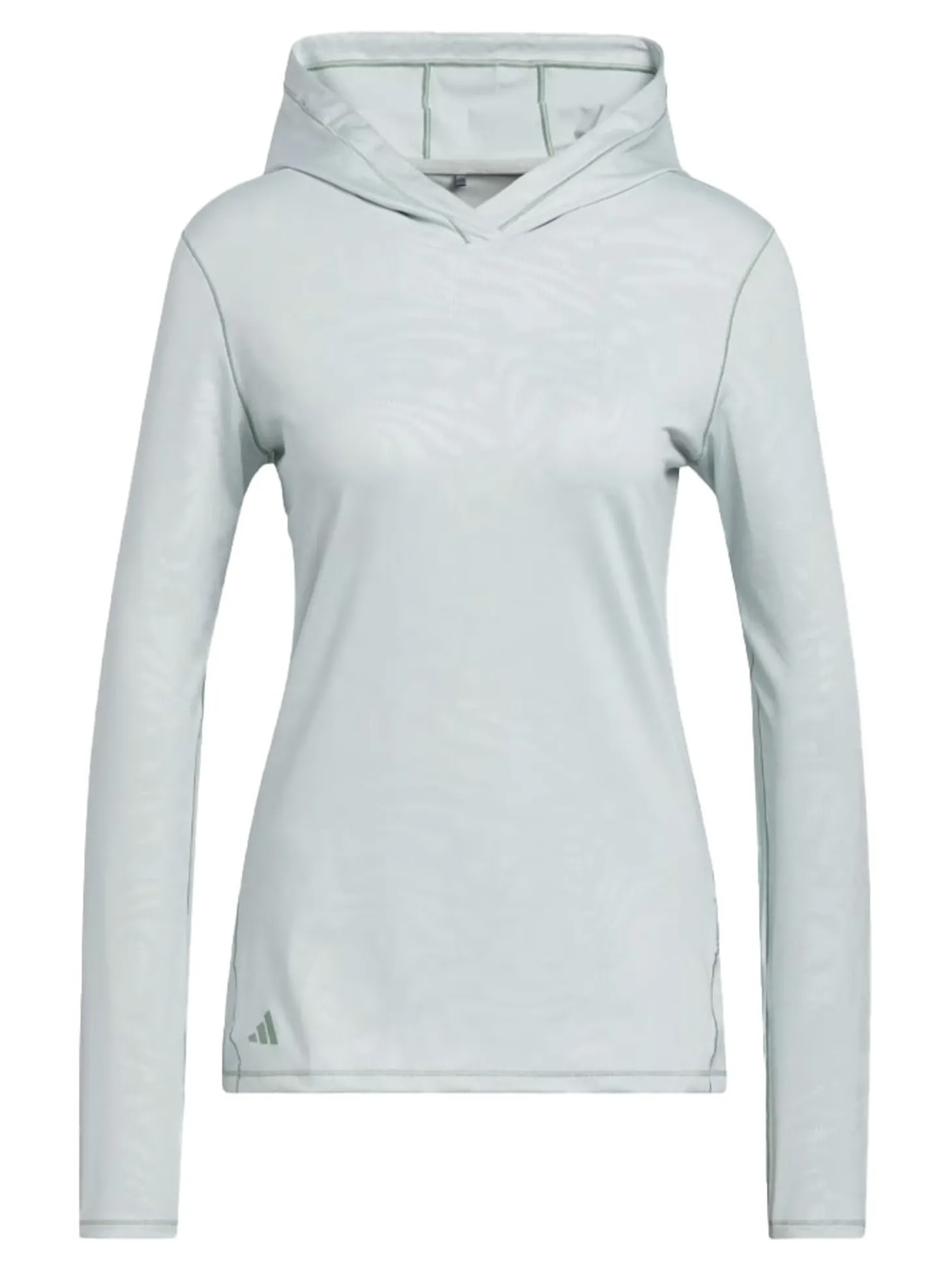 adidas Womens Ultimate365 Emboss Hoodie - Wonder Silver