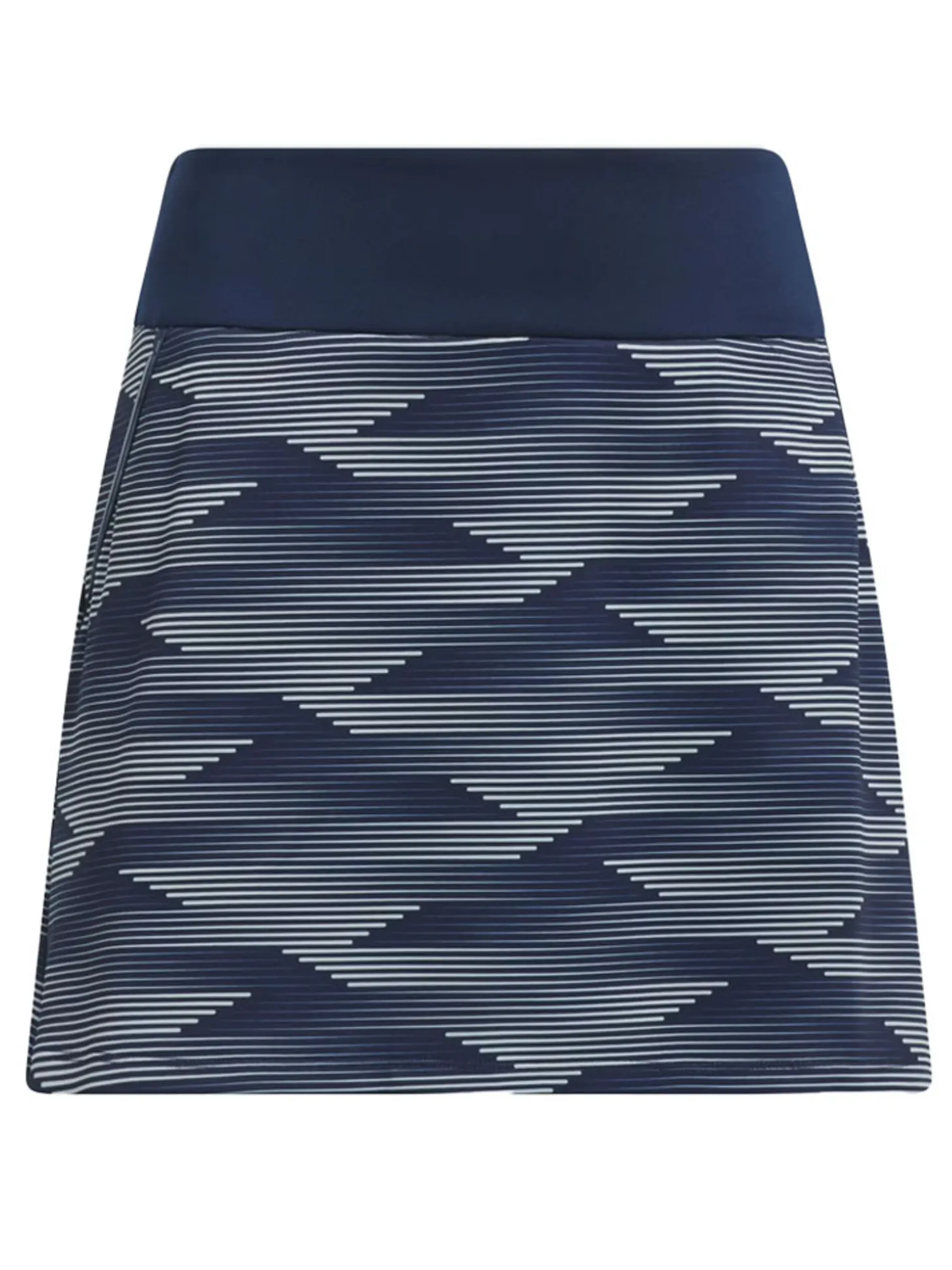adidas Womens Ultimate365 Printed 16-Inch Skort - Collegiate Navy