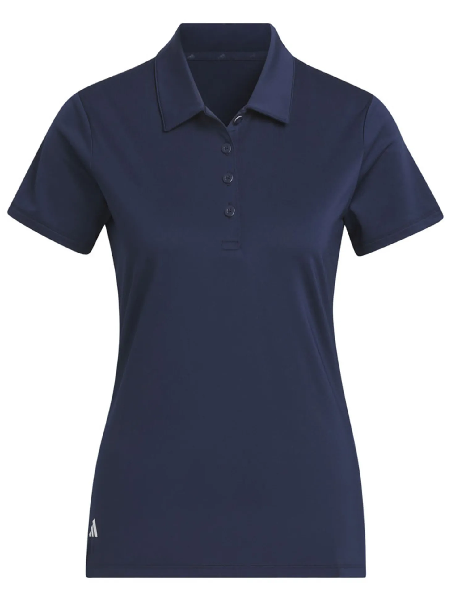 adidas Womens Ultimate365 Solid Short Sleeve Polo Shirt - Collegiate Navy