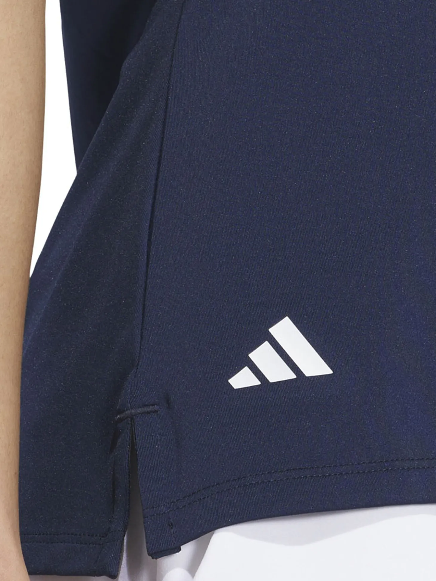 adidas Womens Ultimate365 Solid Short Sleeve Polo Shirt - Collegiate Navy