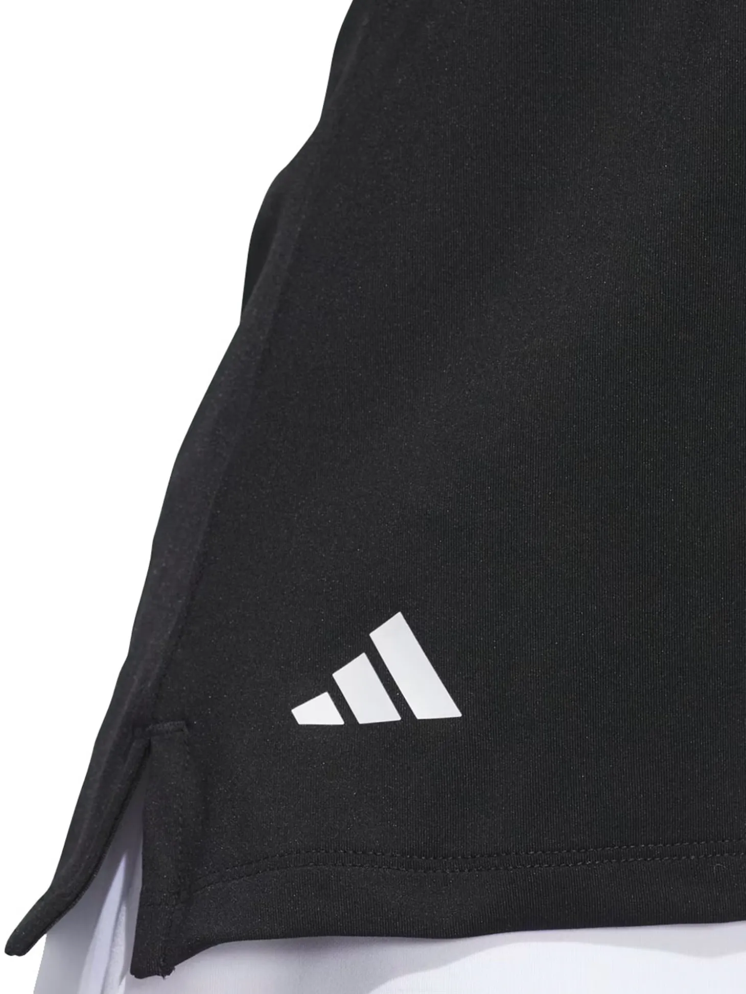 adidas Womens Ultimate365 Solid Sleeveless Polo Shirt - Black