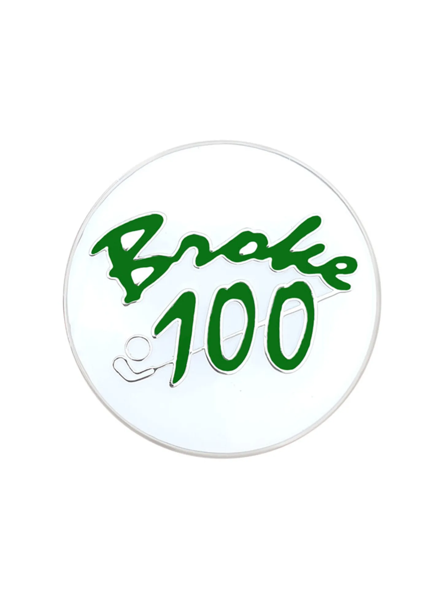 Broke 100 Ball Marker
