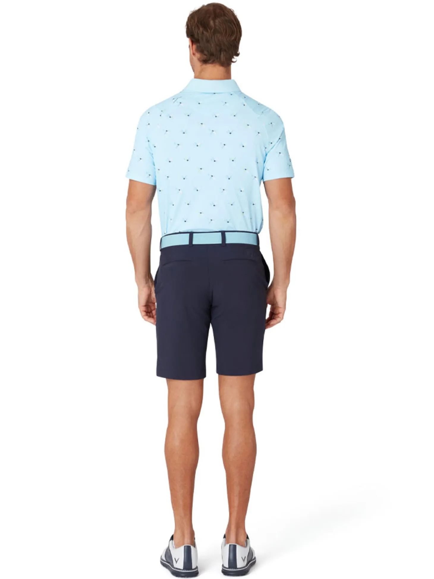 Callaway All Over Birdie Polo - Arctic Paradise