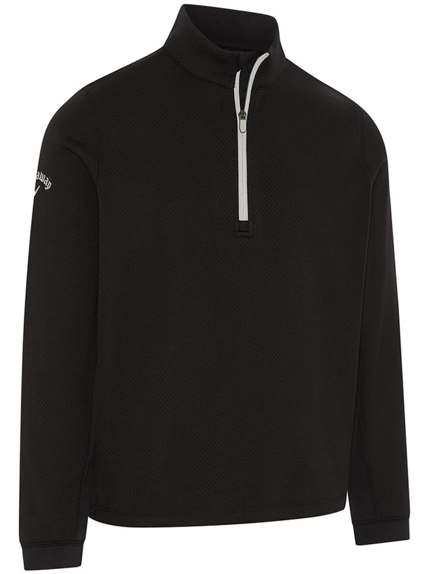 Callaway Hex Fleece 1/4 Zip Pullover - Caviar