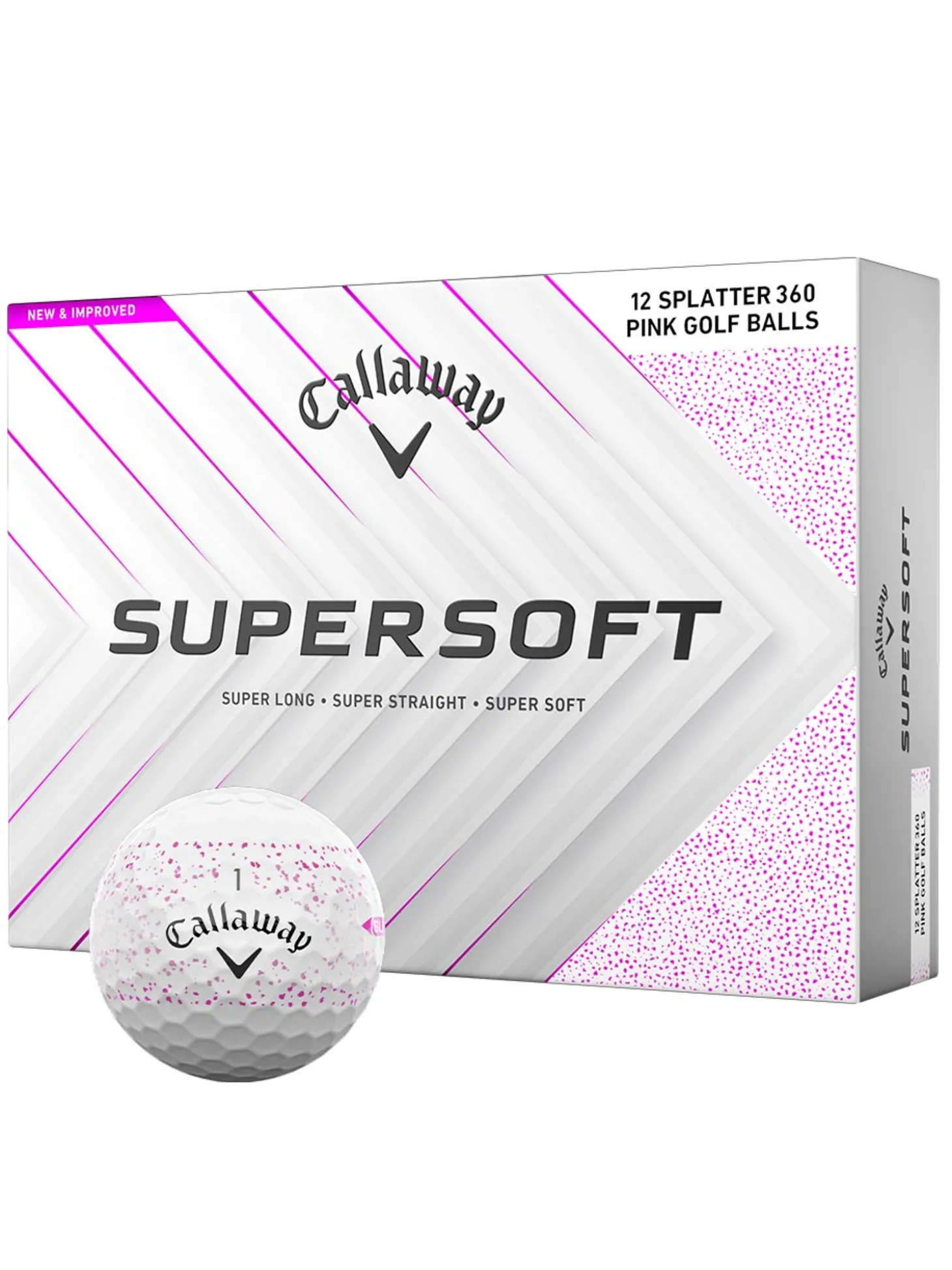 Callaway Supersoft Splatter 2025 Golf Balls