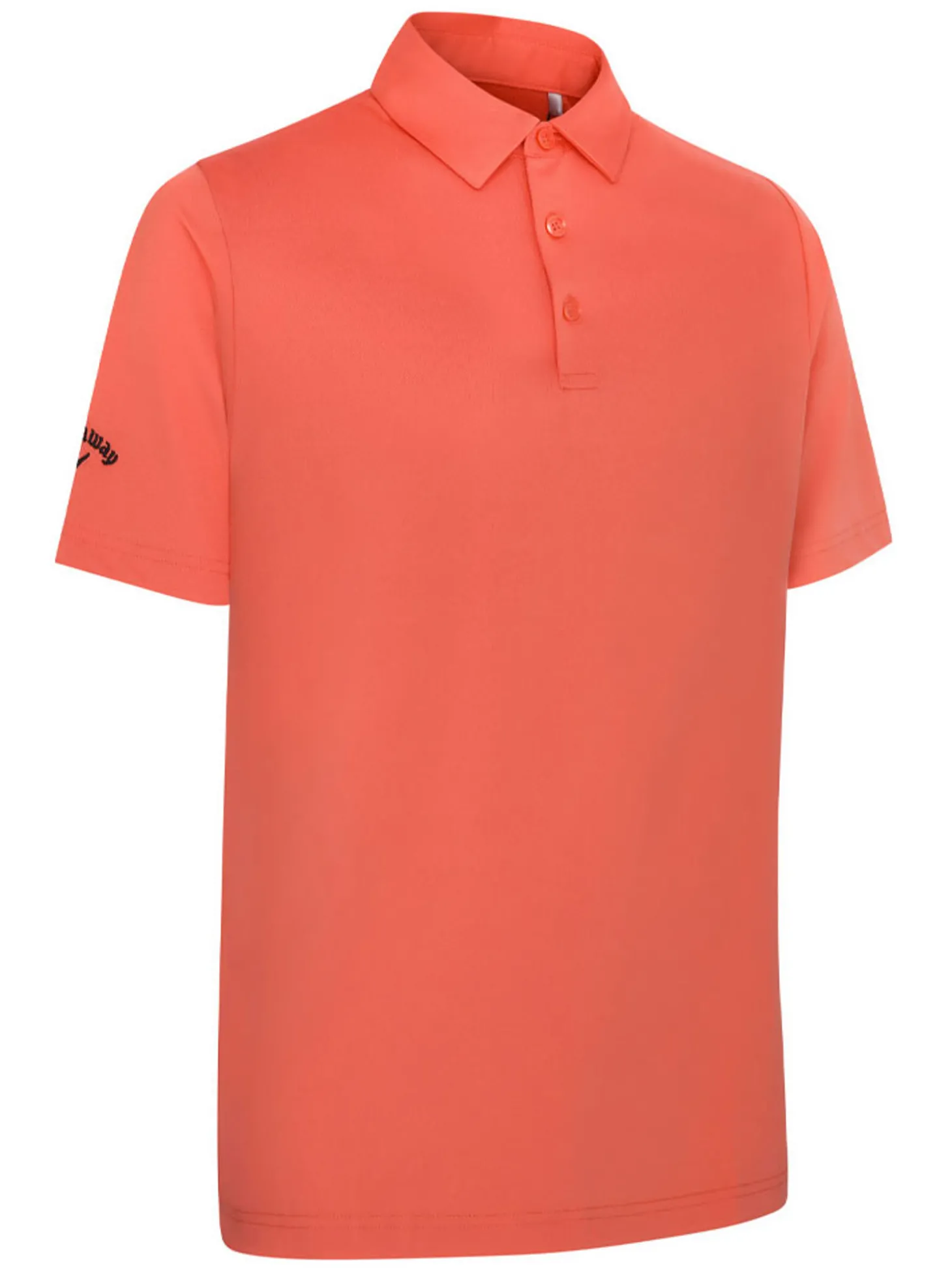 Callaway SwingTech Solid Polo - Spiced Coral