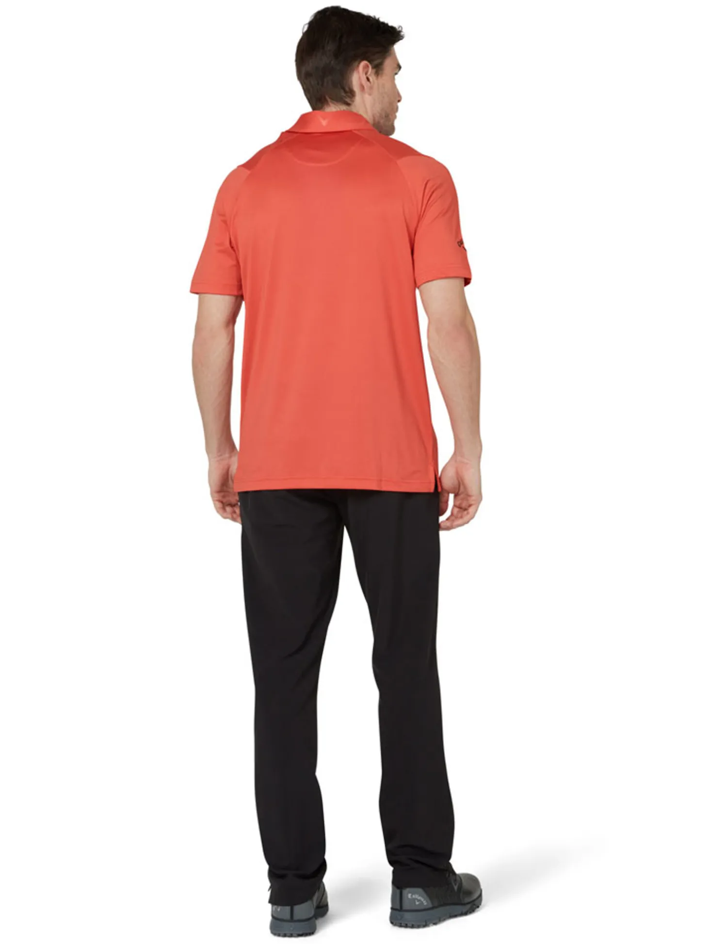 Callaway SwingTech Solid Polo - Spiced Coral
