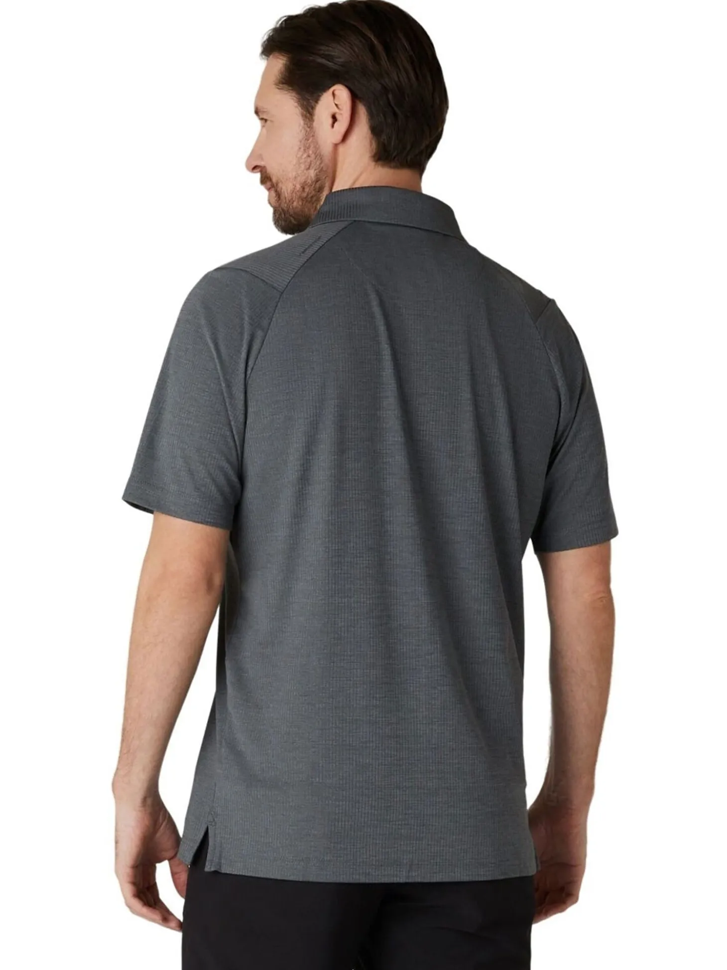 Callaway Ventilated Classic Jacquard Golf Polo - Caviar