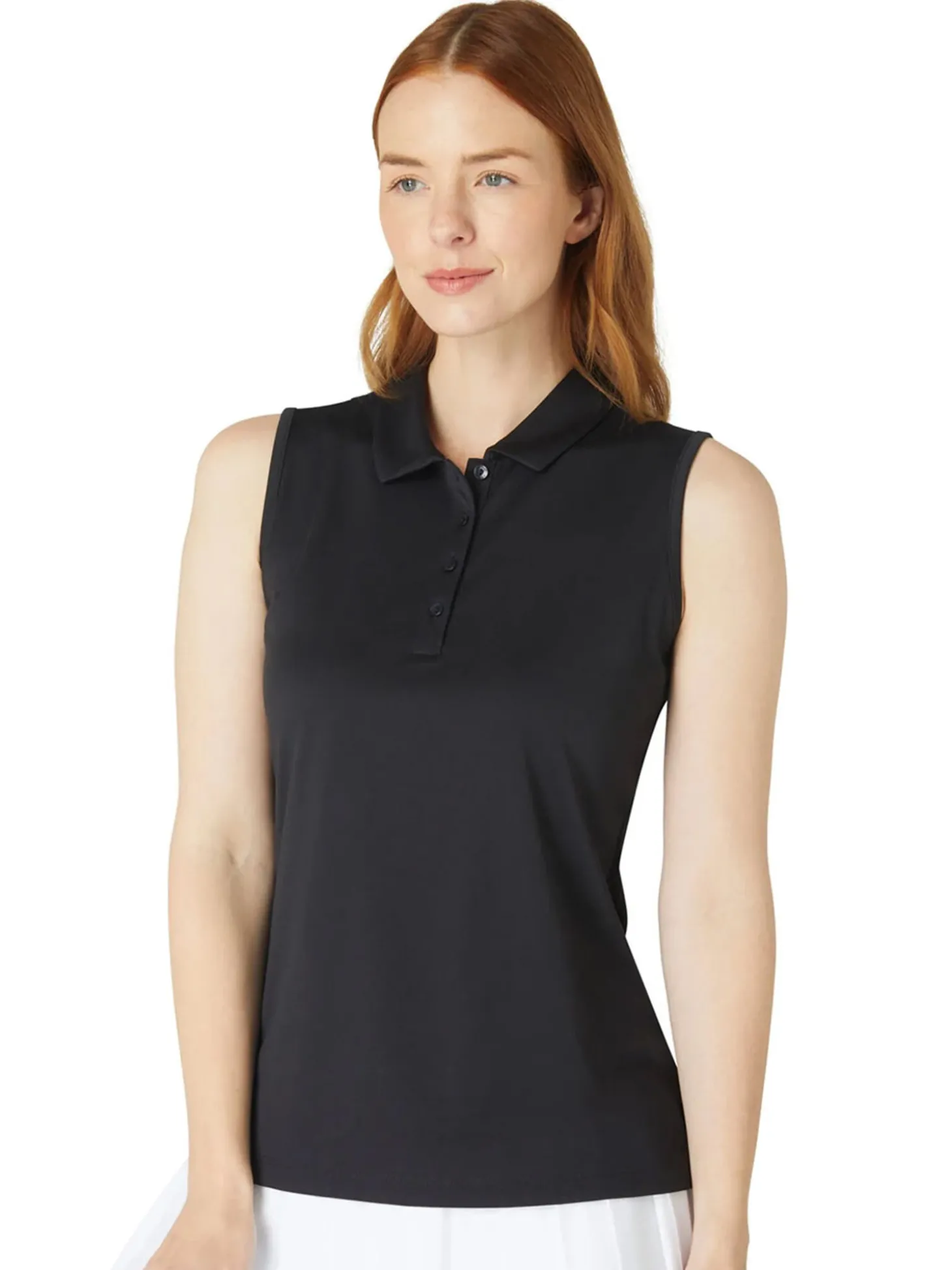 Callaway Women's Tournament Sleeveless Polo - Caviar