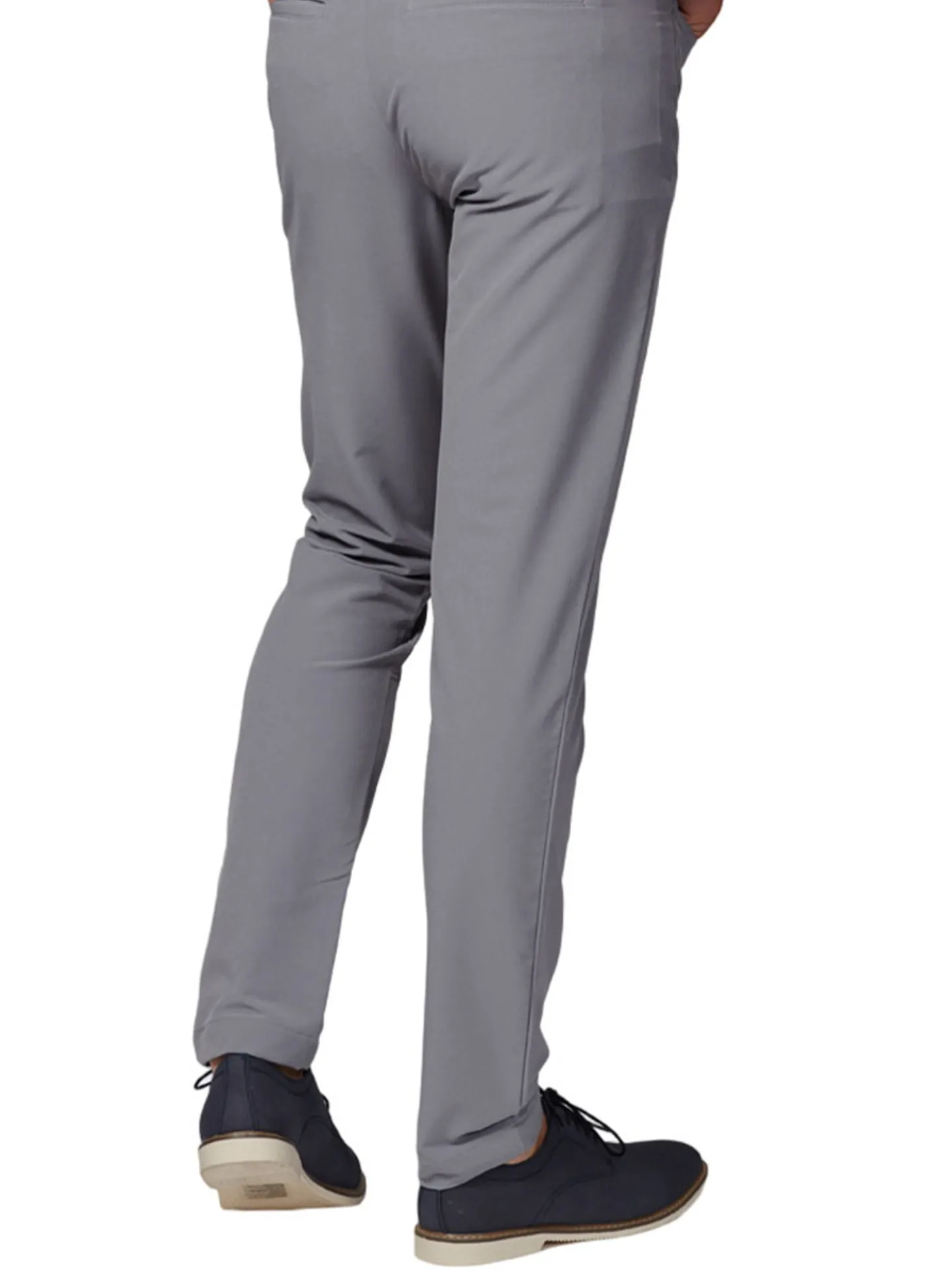 Calvin Klein Genius 4-Way Stretch Slim Fit Trouser - Silver