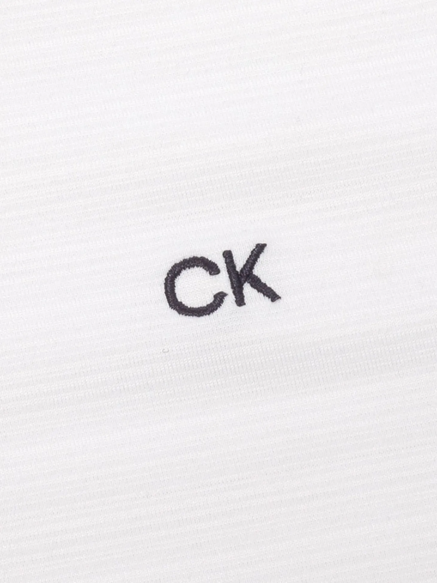 Calvin Klein Whisper Polo Shirt - White