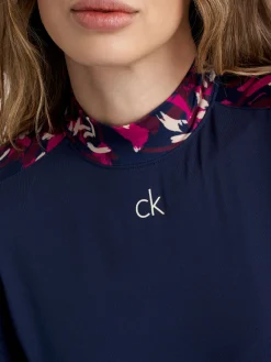 Calvin Klein Womens Halsey Baselayer - Navy