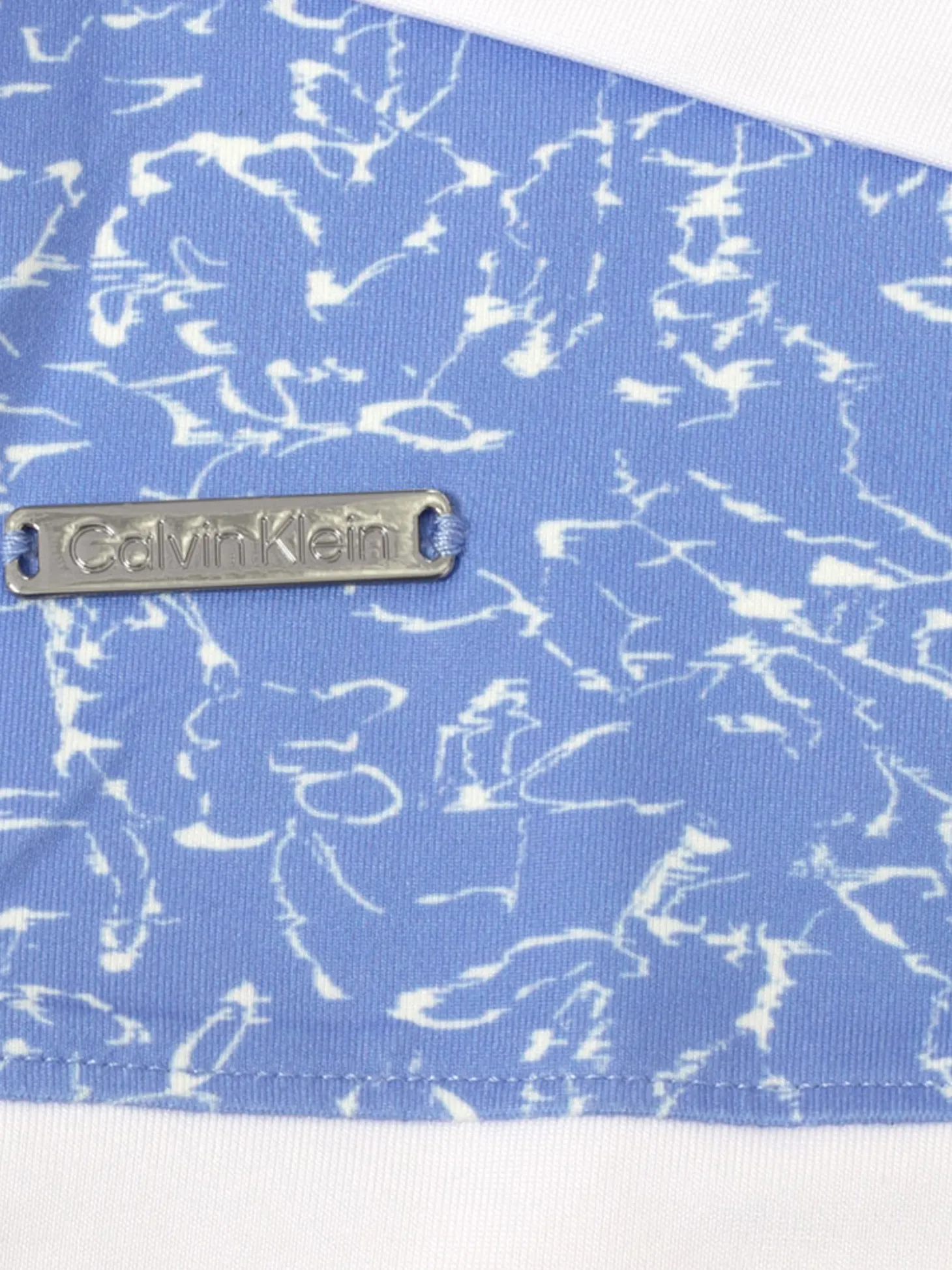 Calvin Klein Womens Harmony Printed Dress - Cornflower Blue