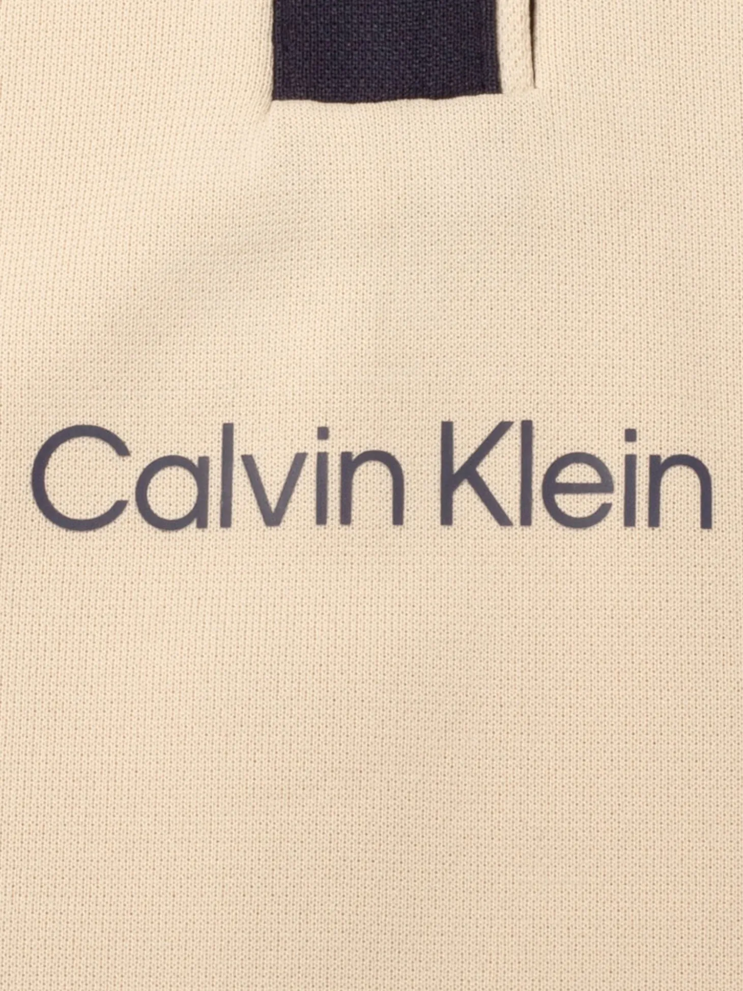 Calvin Klein Womens Mila Long Sleeve Polo - Tapioca