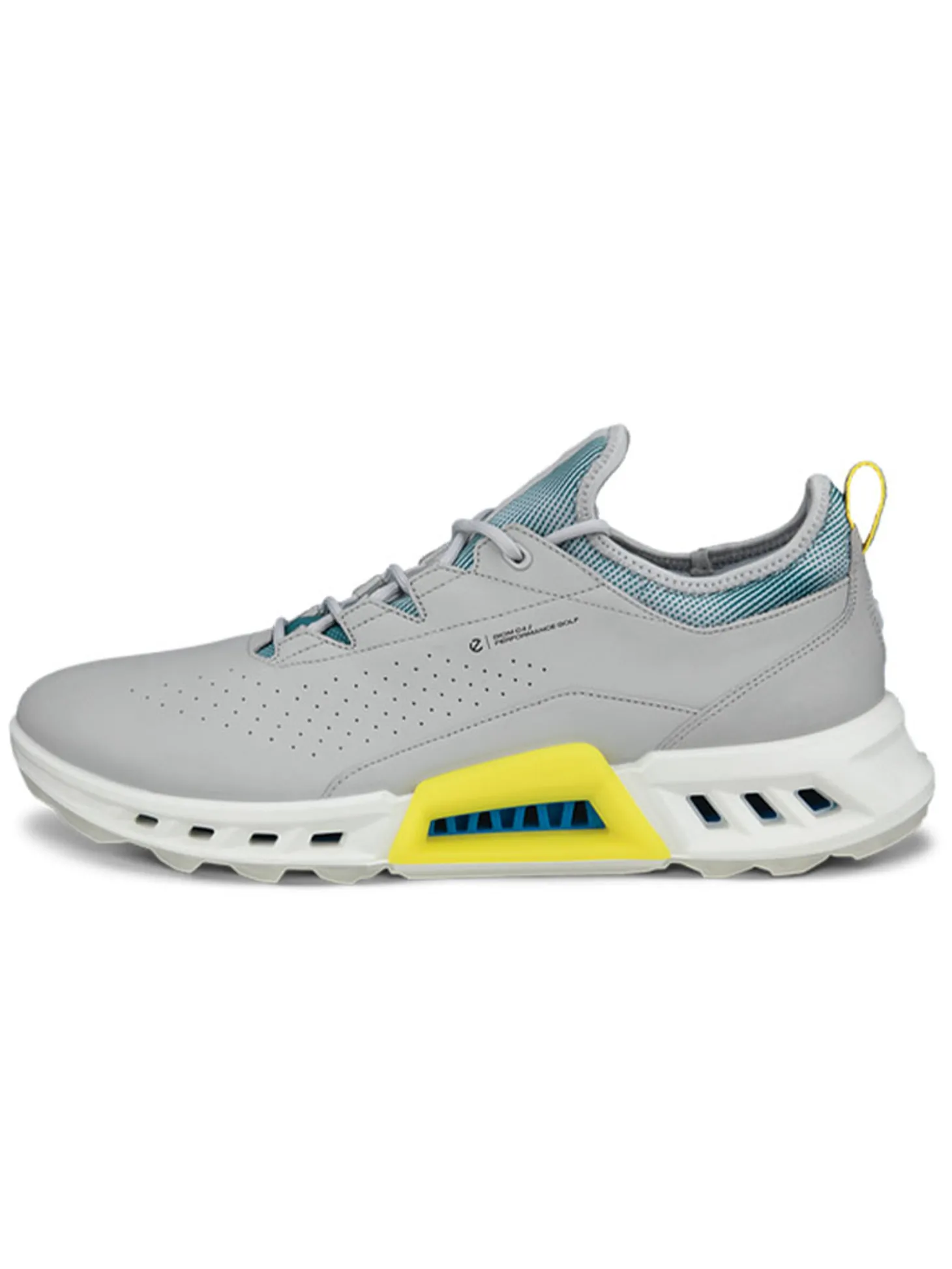Ecco M BIOM C4 Golf Shoes - Concrete/Bay Green