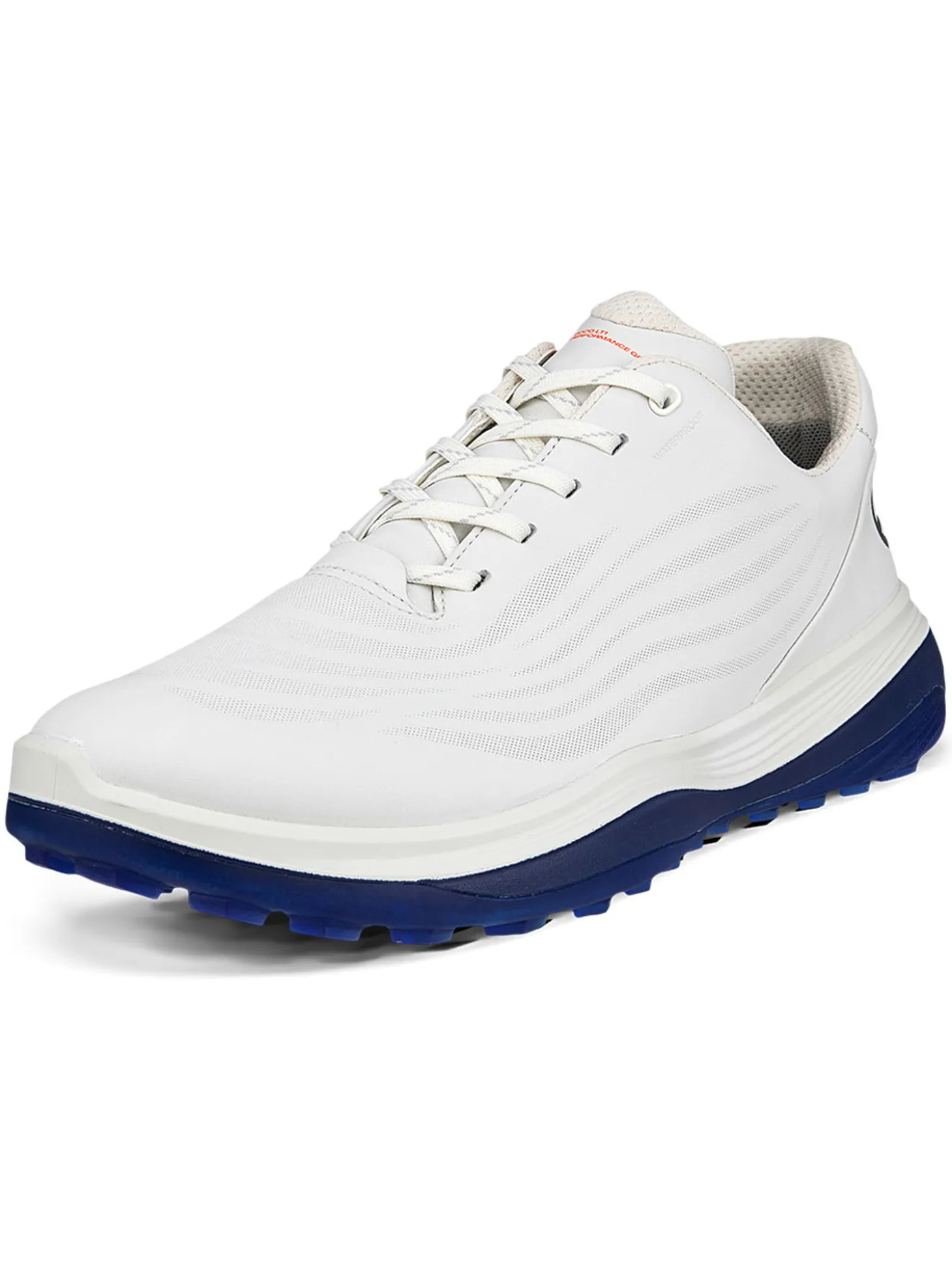 Ecco M LT1 Golf Shoes - White/Blue