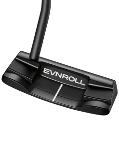 Evnroll ER2 MidBlade Black Putter - TourTac Grip