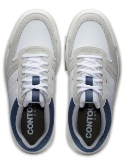 FootJoy Contour Casual Golf Shoes - White/Grey