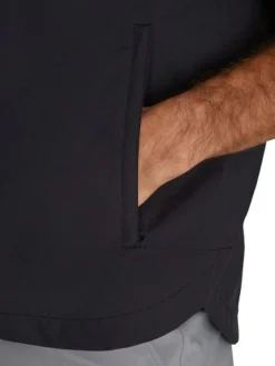 FootJoy HydroLite X Short Sleeve Rain Jacket - Black