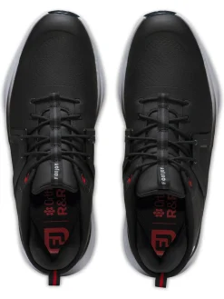 FootJoy HyperFlex Golf Shoes - Black/White/Red
