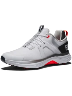 FootJoy HyperFlex Golf Shoes - White/Black/Red