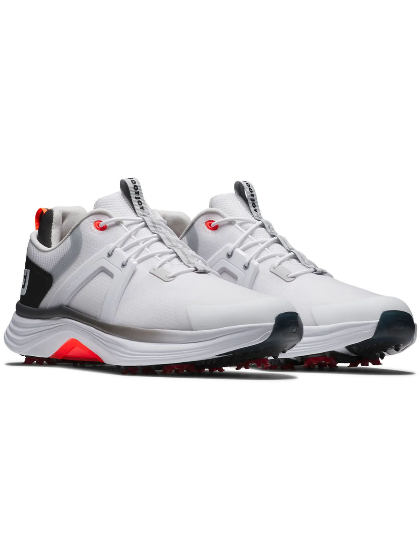 FootJoy HyperFlex Golf Shoes - White/Black/Red
