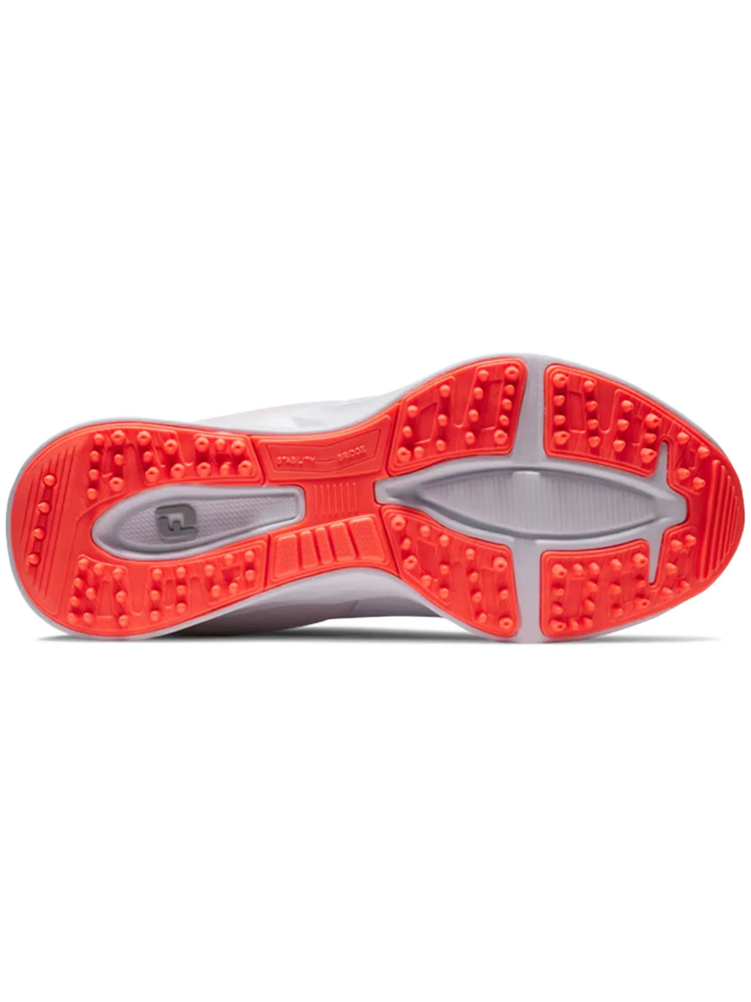 FootJoy Junior Girls Fuel Golf Shoes - White/Pink/Coral
