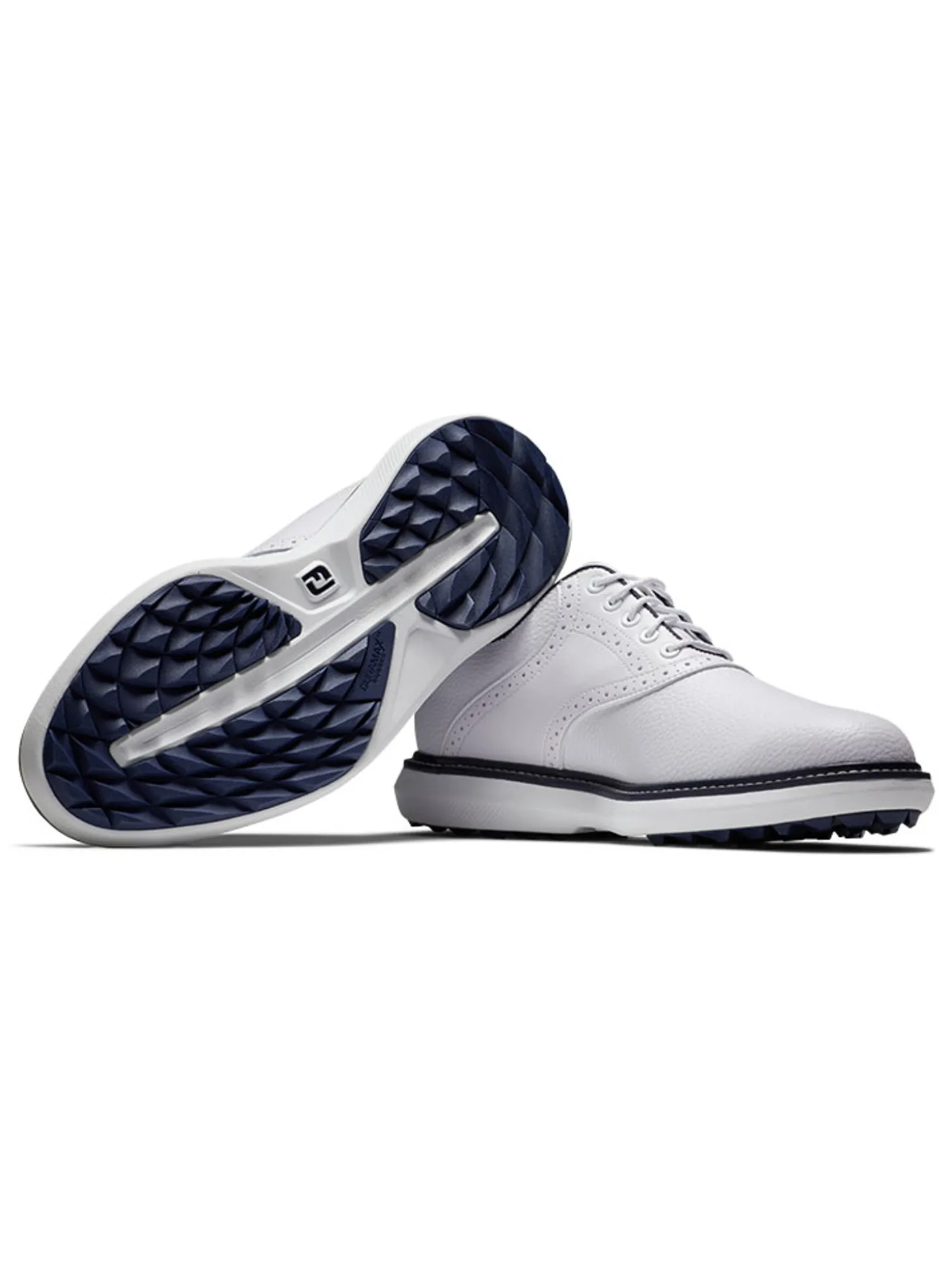 FootJoy Traditions Spikeless Golf Shoes - White