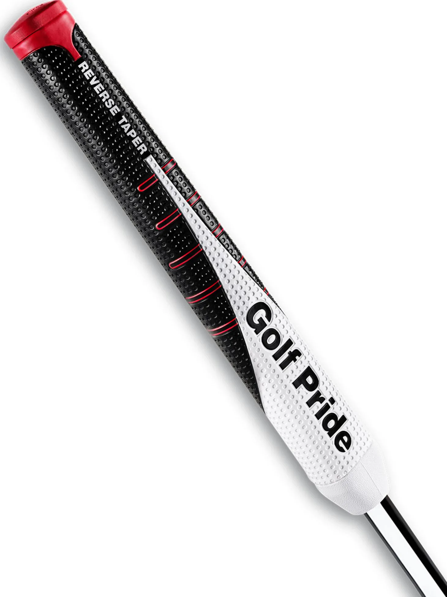 Golf Pride Reverse Taper Round Putter Grip - Black/White