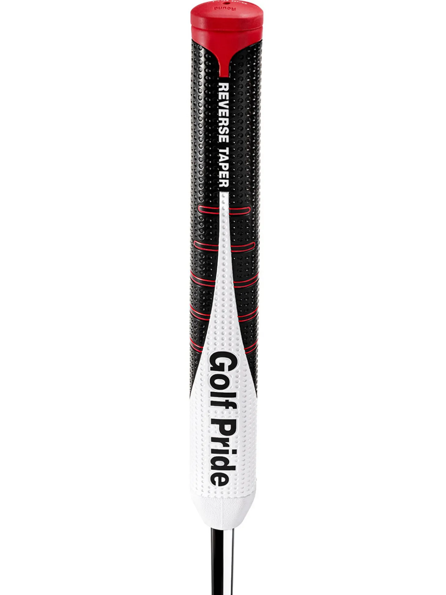 Golf Pride Reverse Taper Round Putter Grip - Black/White