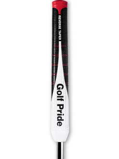 Golf Pride Reverse Taper Round Putter Grip - Black/White