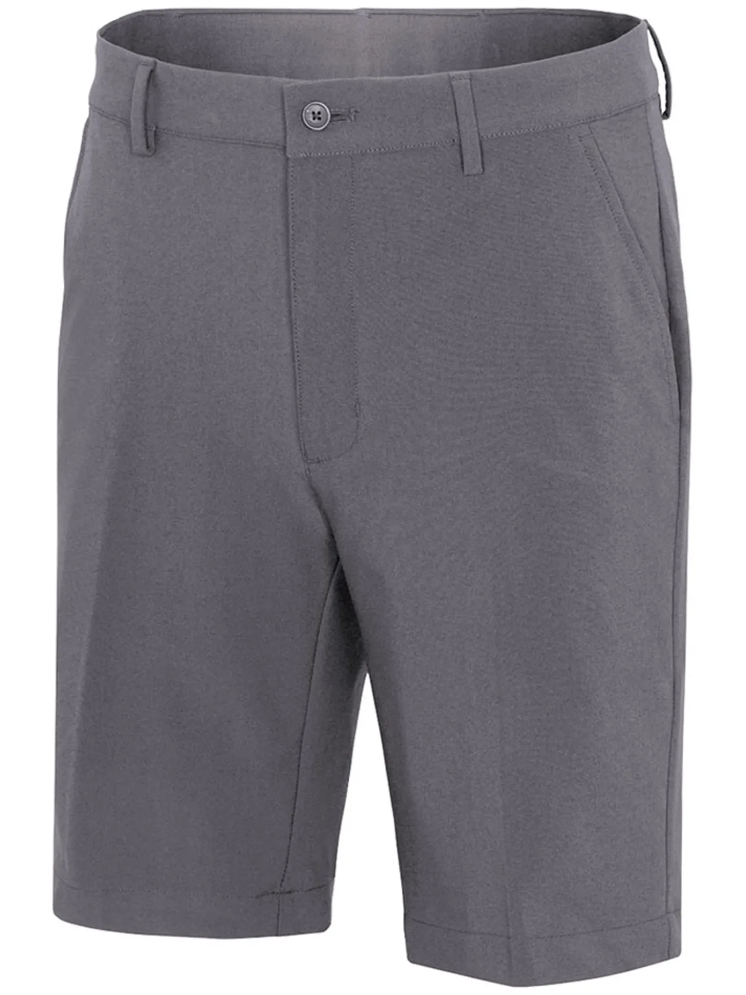 Greg Norman 4-Way Stretch Classic 10-Inch Short - Steel