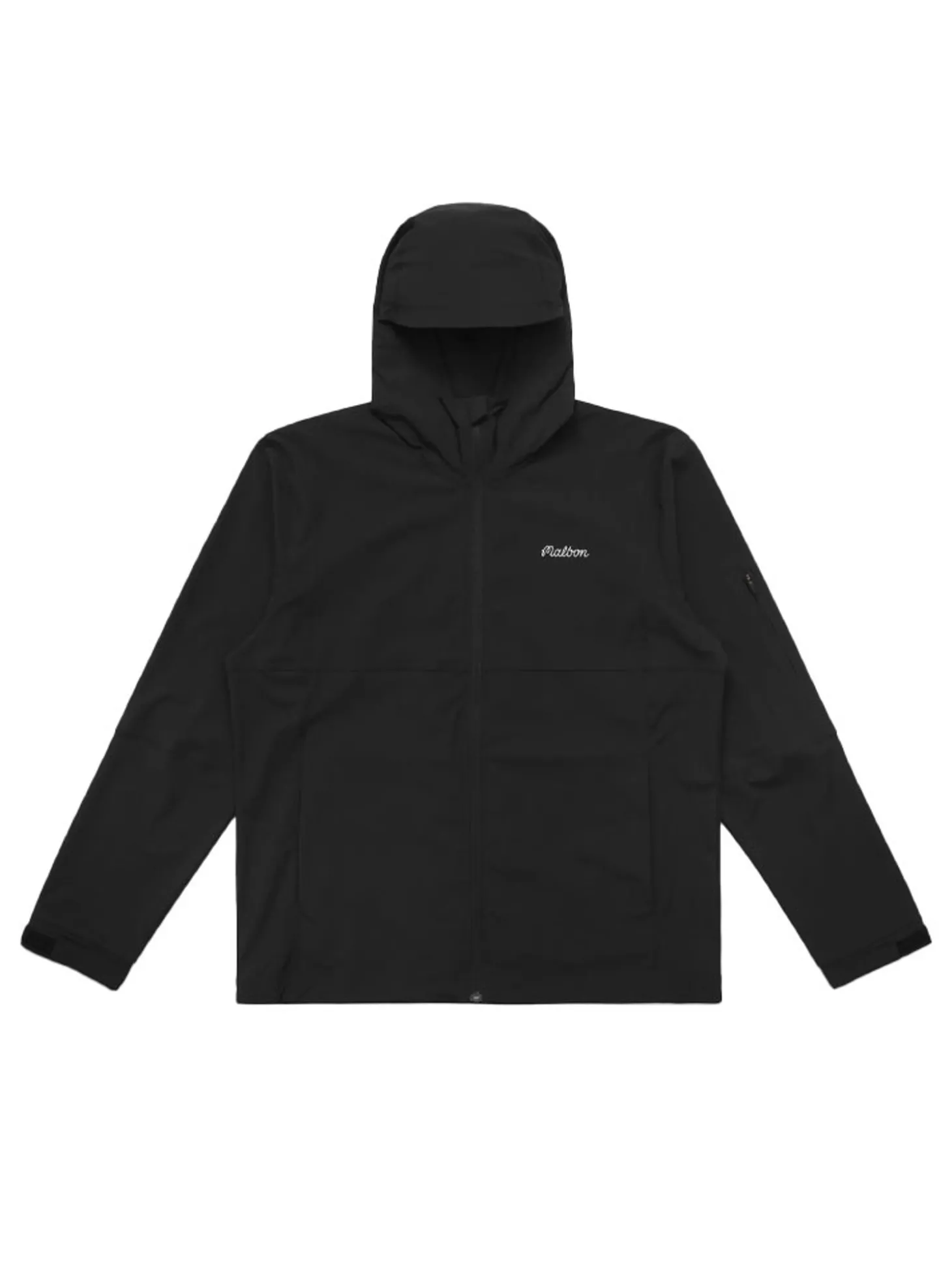 Malbon Performance Full Zip Shell Jacket - Black