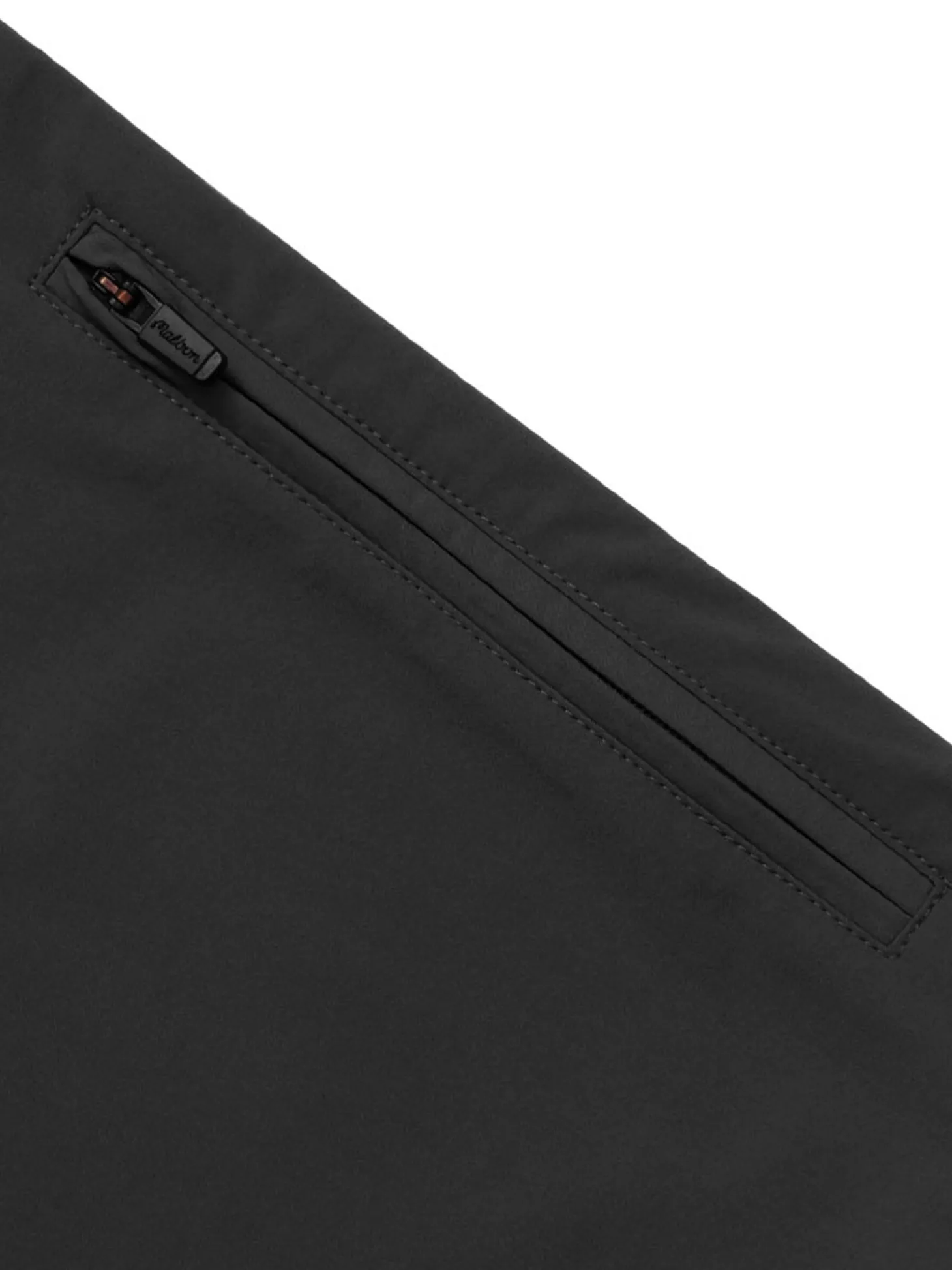 Malbon Performance Full Zip Shell Jacket - Black