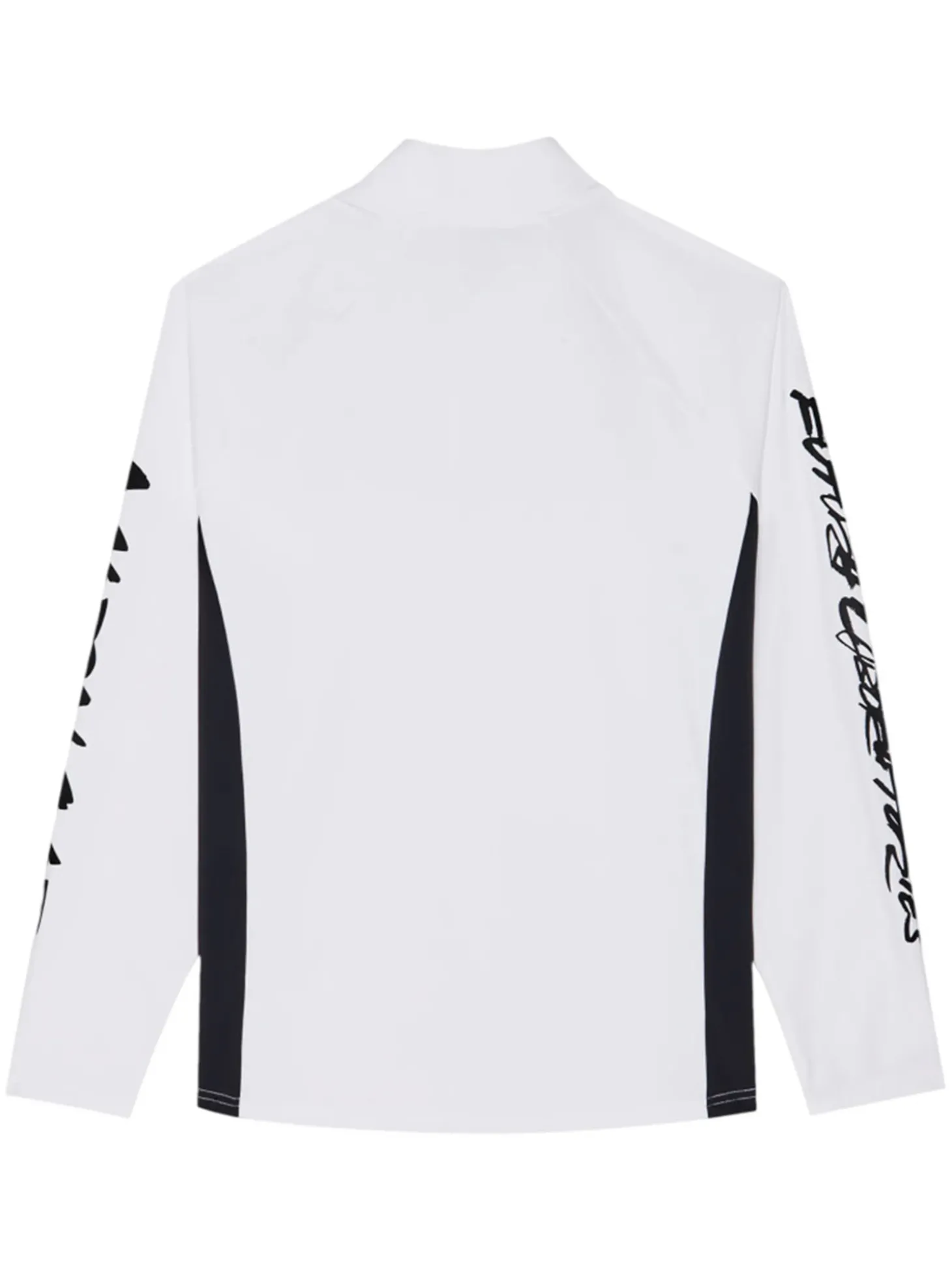 Malbon Poly Performance Quarter Zip - White