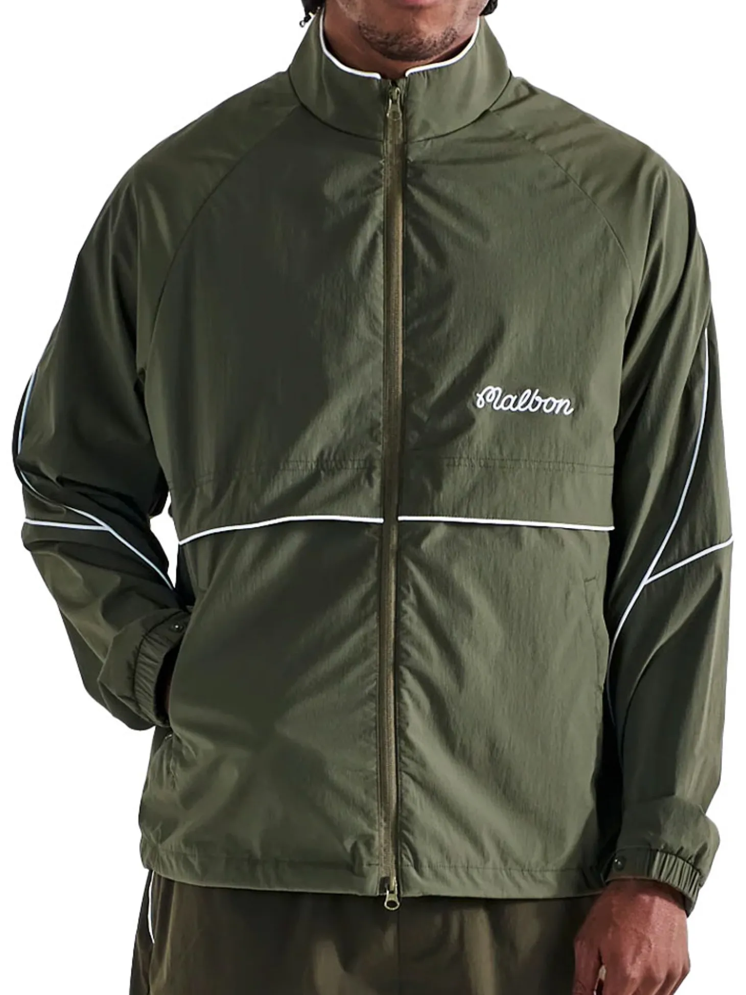 Malbon Riva Nylon Jacket - Cypress Green
