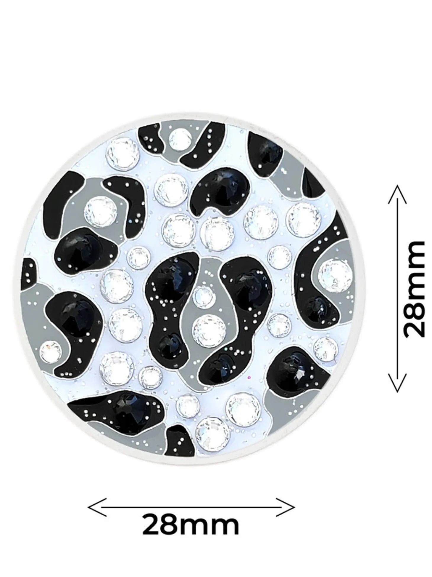 Navika Crystal Snow Leopard Ball Marker