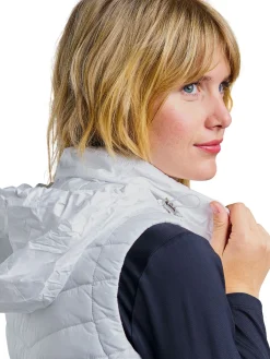 Nivo Women's Grace Full Zip Vest - White