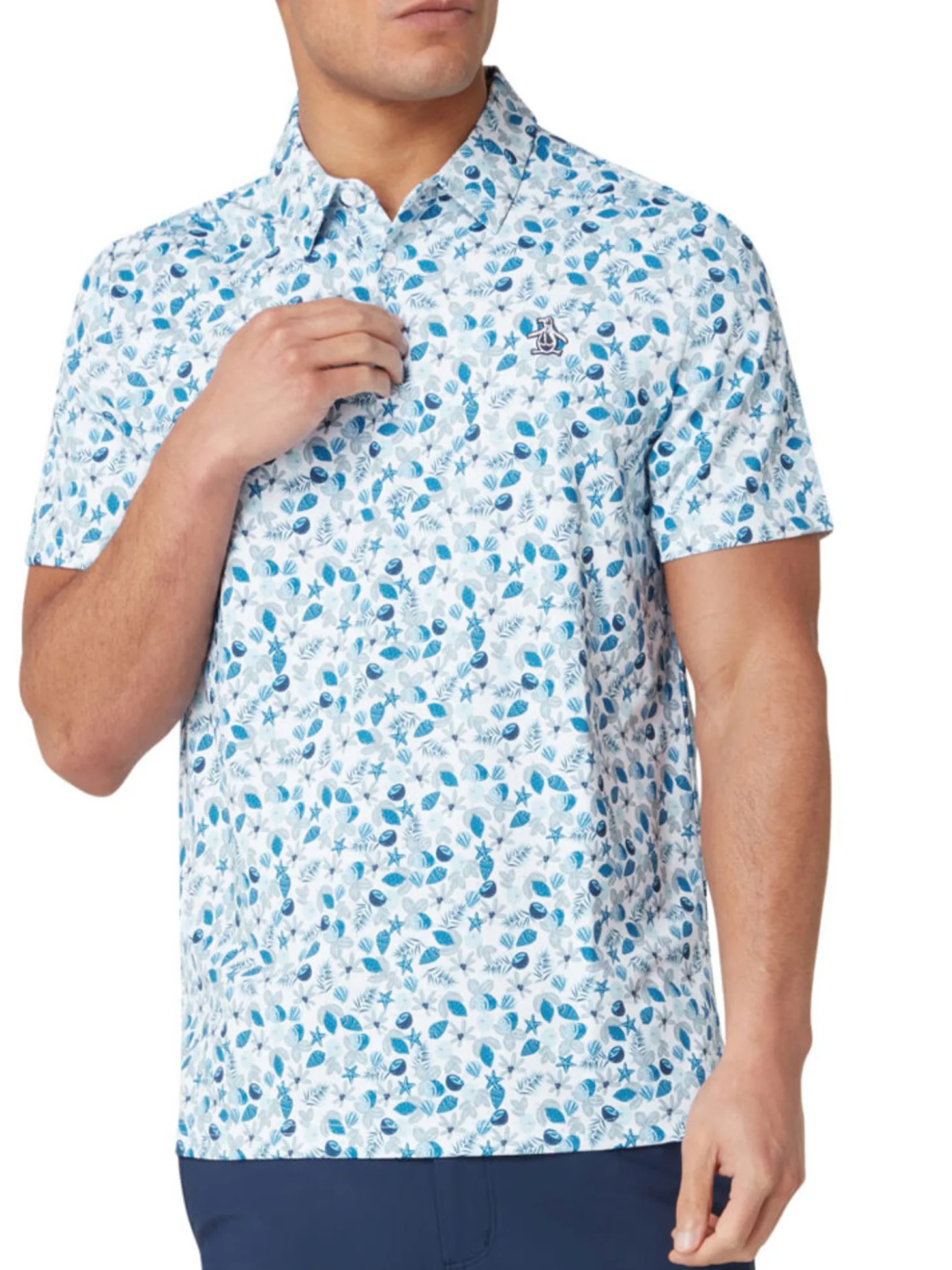 Original Penguin Pete's Coconut Caddy Polo - Bright White