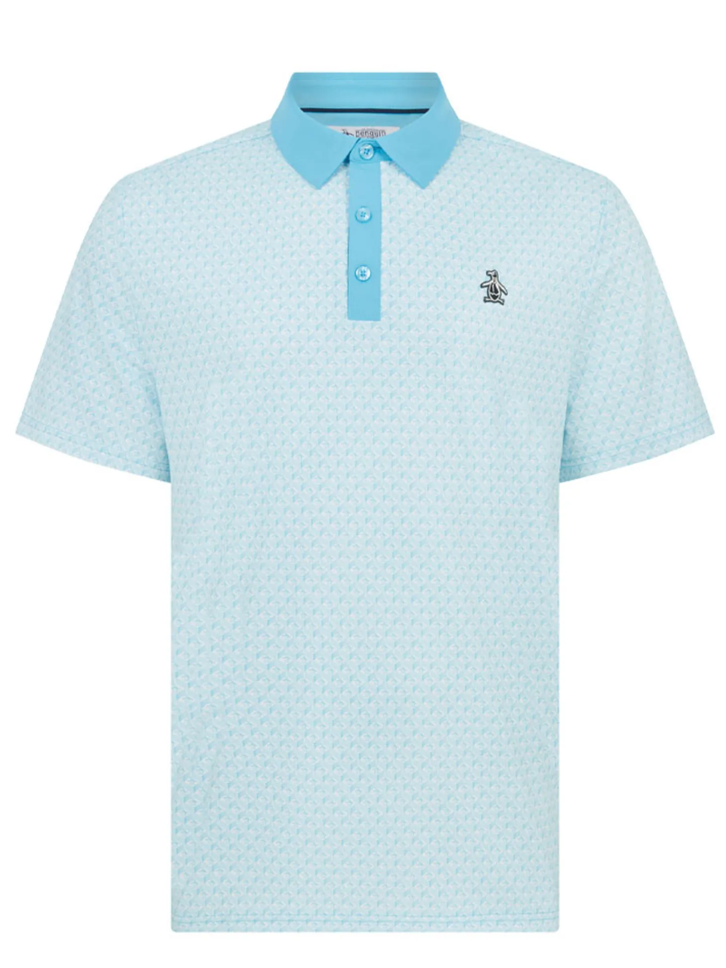 Original Penguin Pete's Tee Time Polo - Blue Grotto