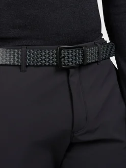 Original Penguin Reversible All Over Pete Printed Belt - Caviar