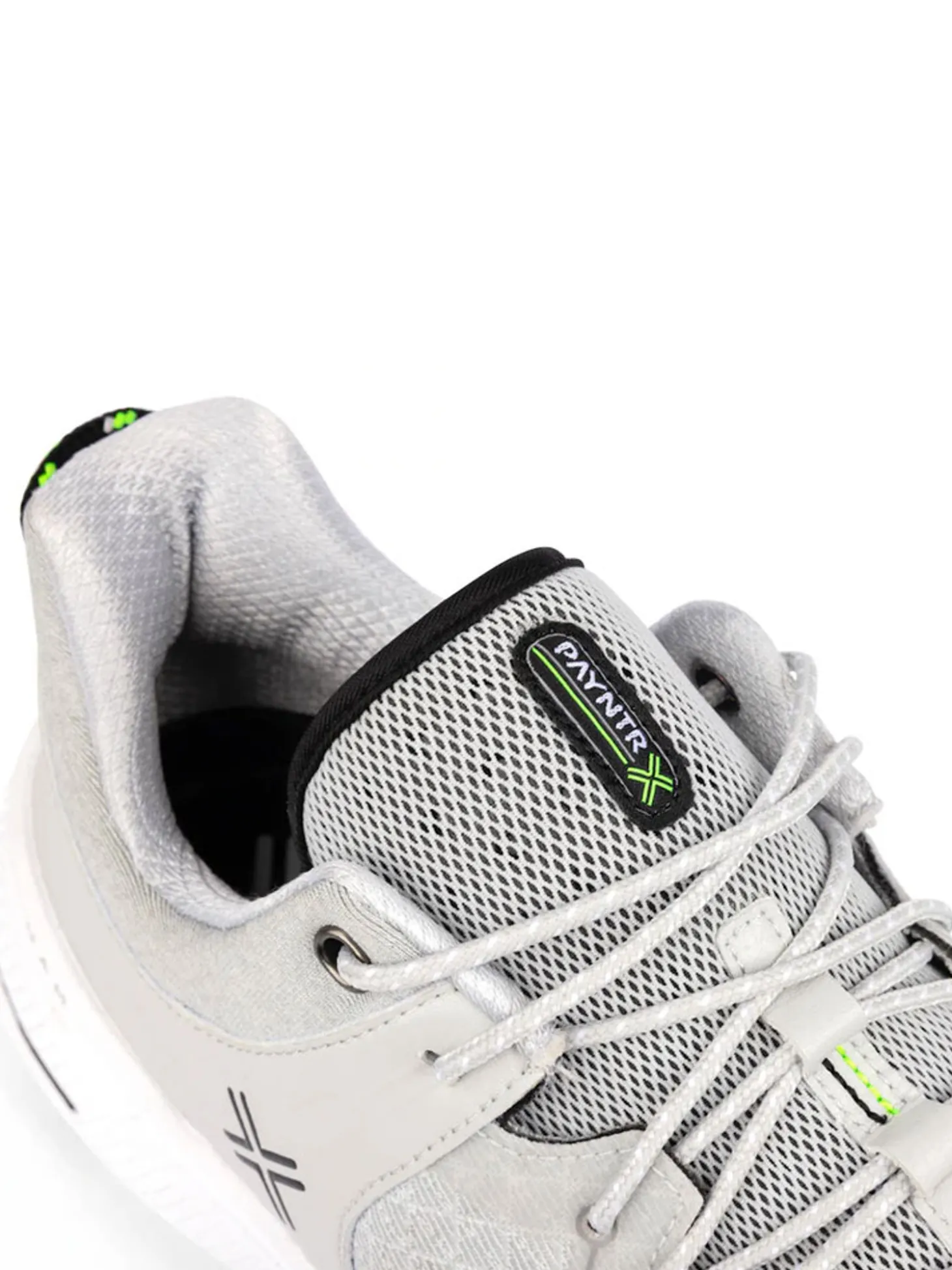 Payntr Golf X 001 F Mesh Golf Shoes - Grey/Grey/Black