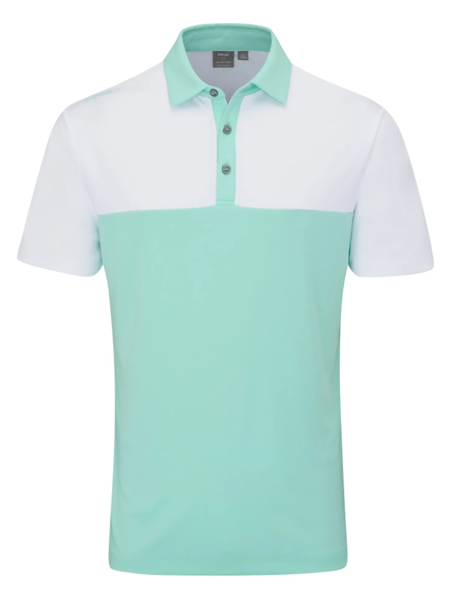Ping Bodi Polo - Aruba Blue/White
