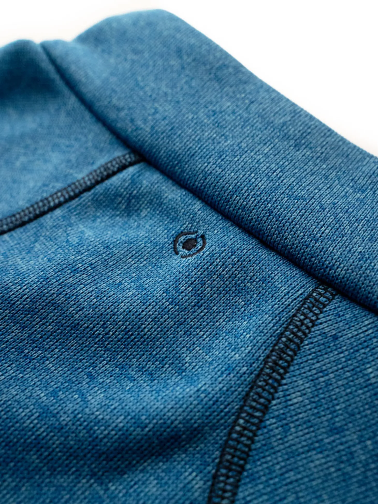 Ping Ramsey 1/2 Zip Ribbed Fleece - Snorkel Blue Marl